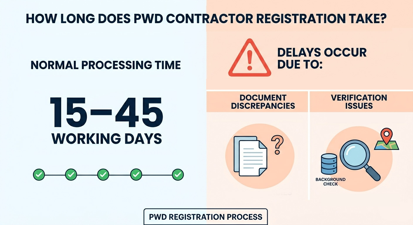PWD Process duration